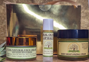 Cosmetics Gift Boxes Face Cream, Lip Balm & Body Moisturizer