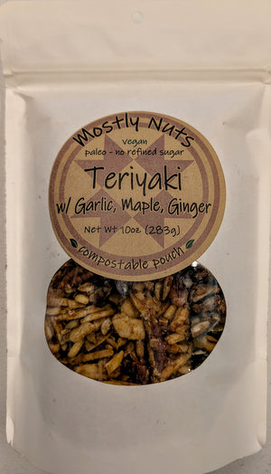 Teriyaki Nut Blend with Garlic, Maple, and Ginger